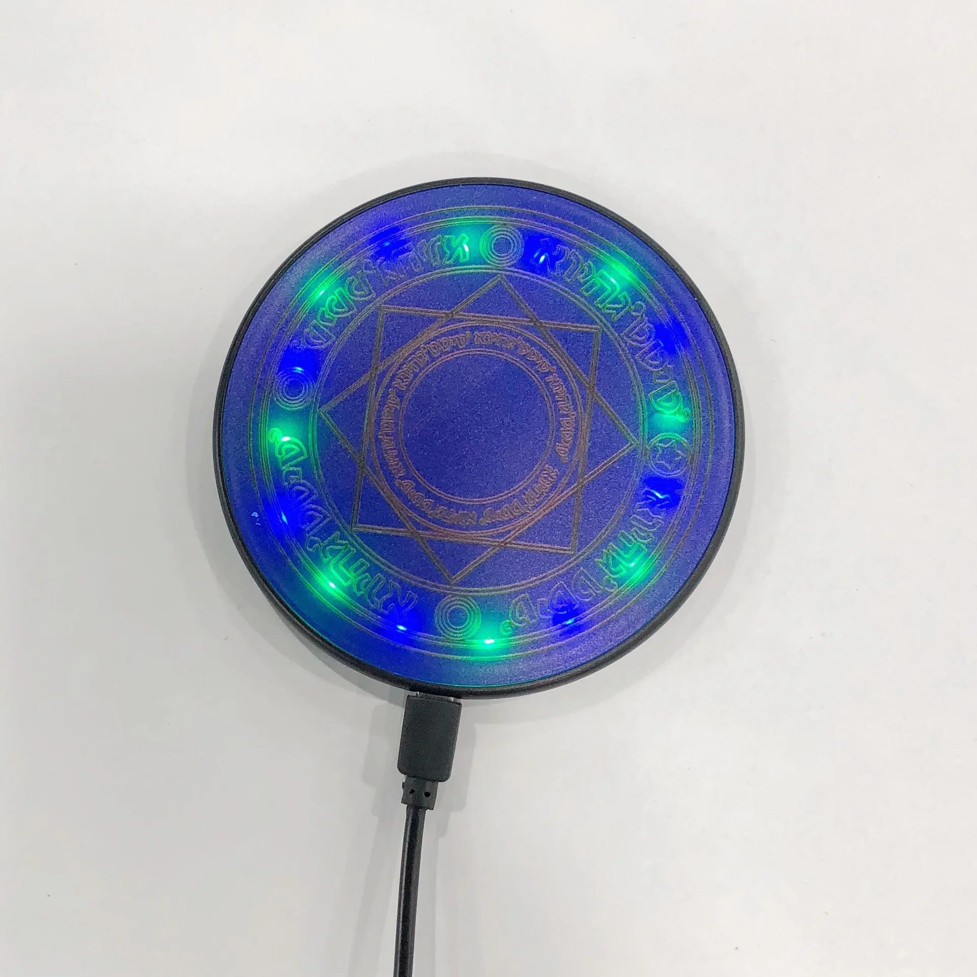 Fast Charging 10W Multifunction Rapid Charger Creative Magic Array Wireless Charger Mobile Phone Universal Emittin Light