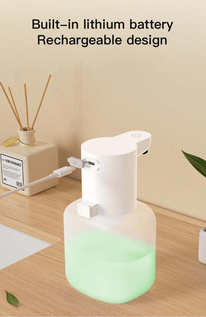 500ML P6 Large Capacity Contactless Intelligent Induction Automatic Sense Soap Dispenser Electric Hand Sanitizer Washing Machine