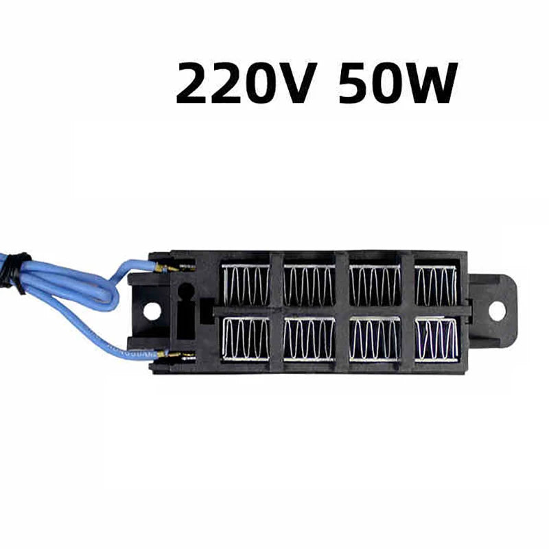 12V~220V 50W~200W Automatic Air Heater Insulation PTC Thermostatic Heating Element Portable Multipurpose Incubator Patio Heaters