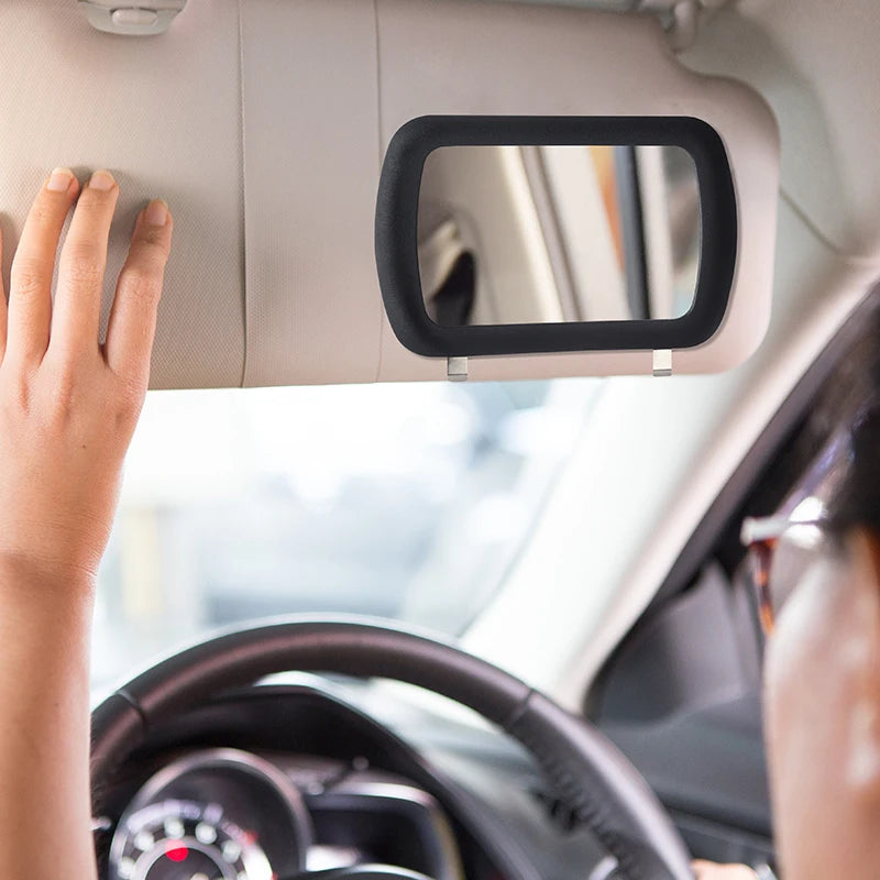 HD Mirror Car Makeup Mirror Three Gear Adjustment Sun Visor Plate Interior RearMirror Dimmable Touchscreen Auto Vanity Mirror
