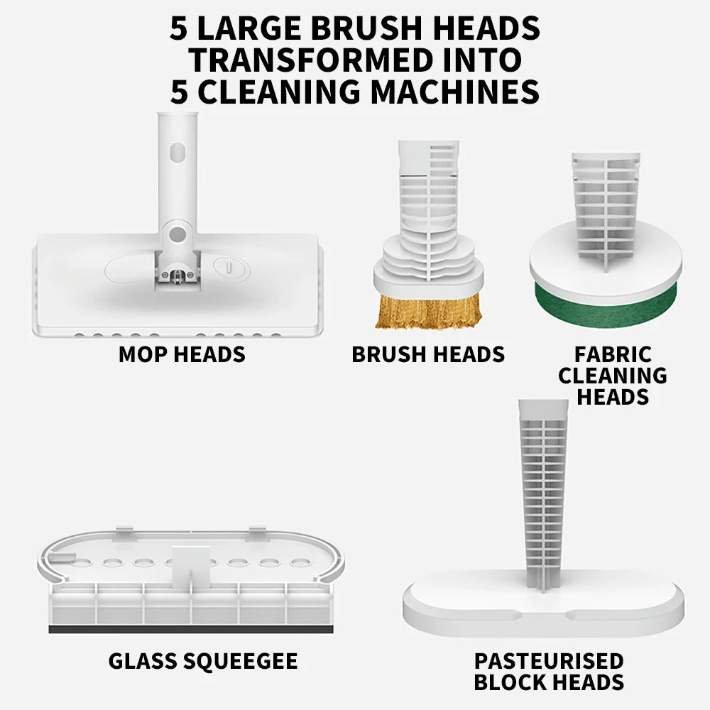 Original Deerma DEM-ZQ610 Steam Mopping Machine Multifunction Household Cleaning mop Aspirador 5 Attachments Mold