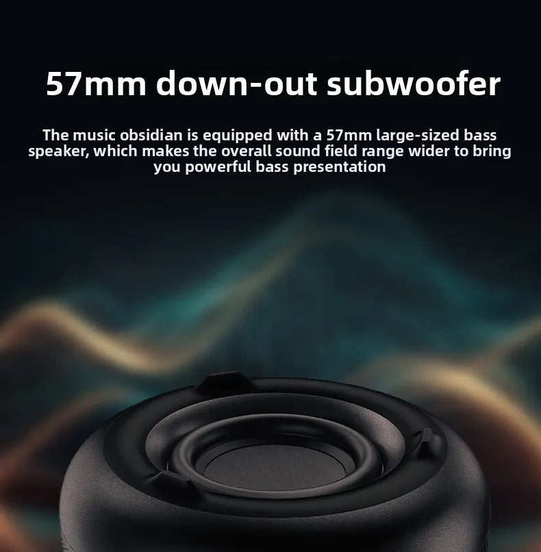 Wireless Bluetooth Speakers Powerful Portable Sound Box Subwoofer panoramic surround sound effec USB Sound System LED Lights