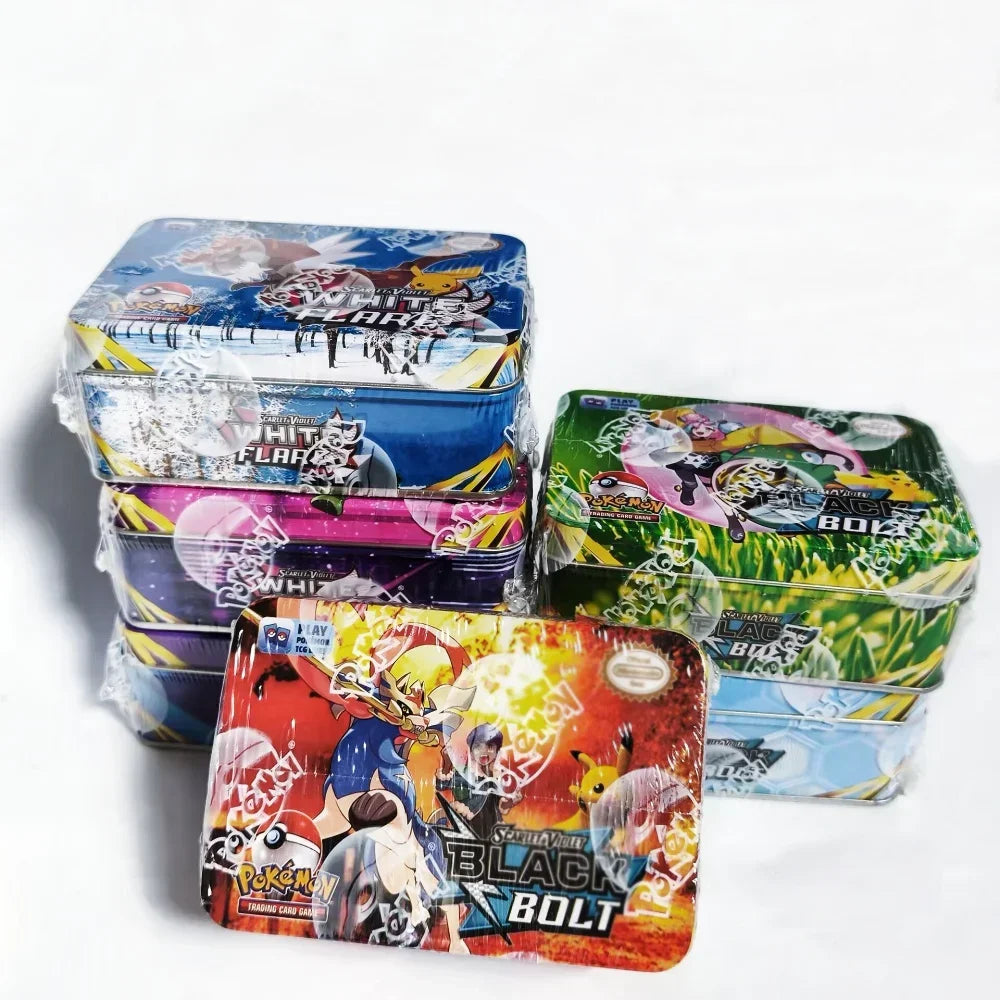 42Pcs/Set Lost Origin Iron Metal Battle Box With Anime Game Bank Cards Kids Children Gift