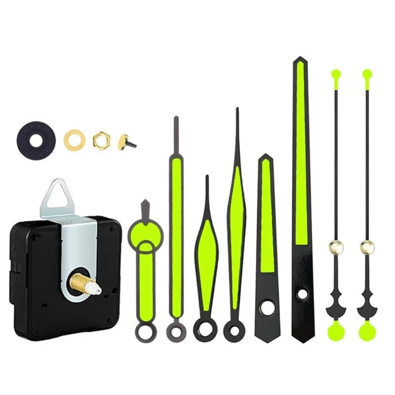 High Accuracy Clock Movement Mechanism DIY Clock Repair Tool Set with Noiseless Movement Clock Hands Wall Repair Tools 87HA