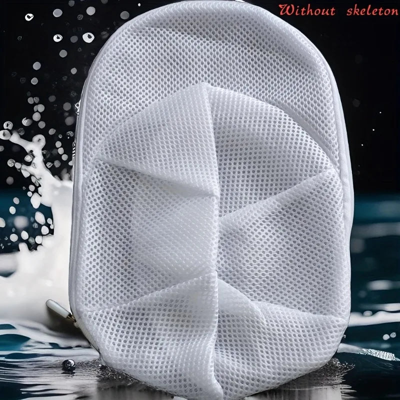 Washing machine cap cleaning cage, cap washer with mesh bag, baseball cap cleaning cap, suitable for cleaning all kinds of caps