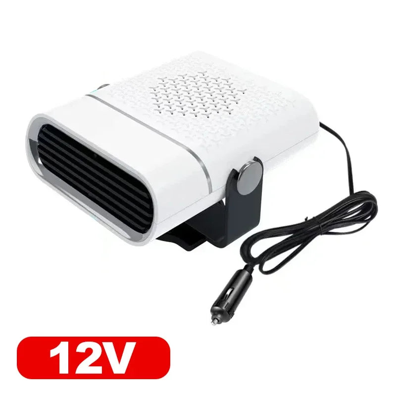 Car Heater Fan 12V/24V Car Heater Electric Cooling Heating Auto Windshield Defroster Defogging Demister Car Anti-Fog Heater