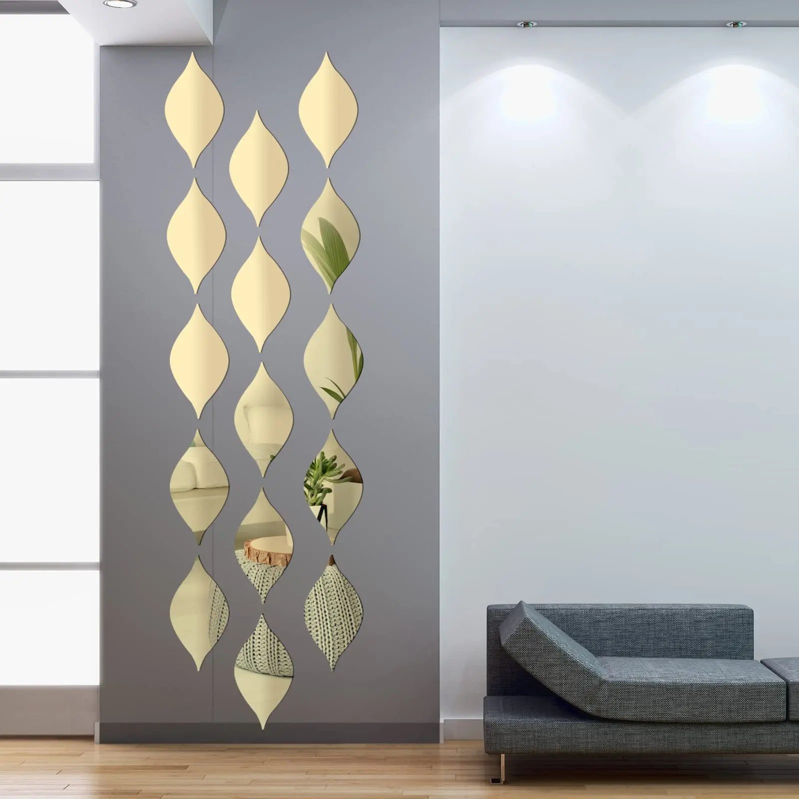 Acrylic Mirror That Will Not Break Wall-attached High Definition Self-adhesive Soft Mirror Non-punching Decorative Mirror