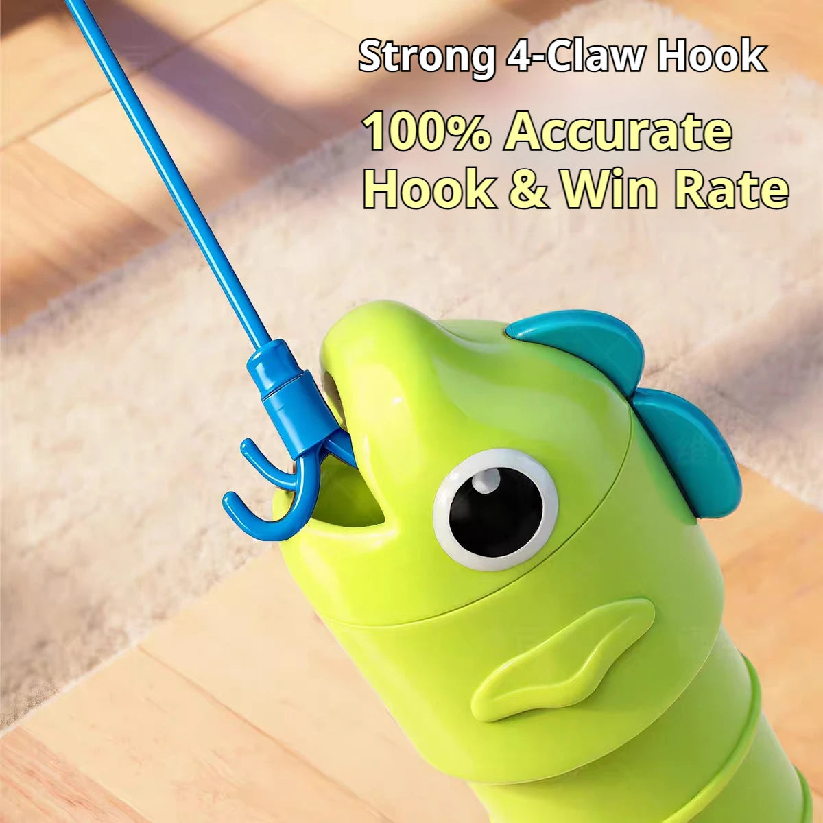 Fishing Battle Board Game Kid Fishing Master Toy Fish Body Stretchable Long Short Competition Family Interaction Educational Toy