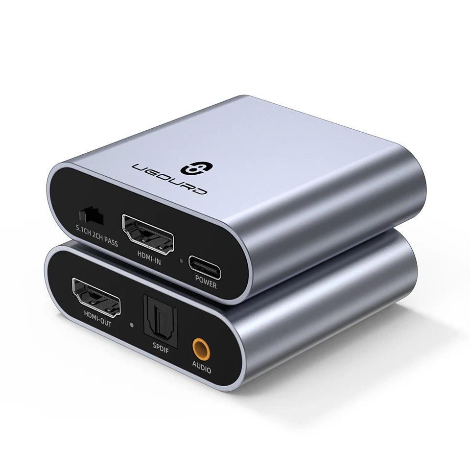 4K 30HZ HDMI-Compatible Audio Extractor Stereo Audio Converter 3.5mm 4k X 2k Audio Splitter Adapter For PS4 TV DVD Home Theater