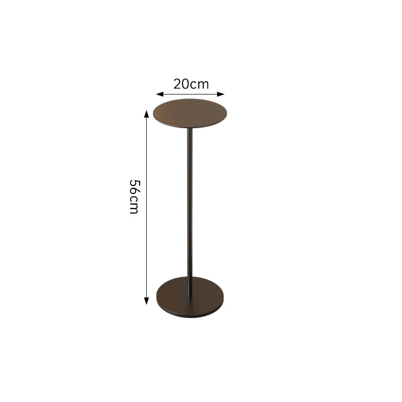 Corner Side Table for Living Room Narrow Sofa Gap Mini Coffee Table Outdoor Small Side Desk