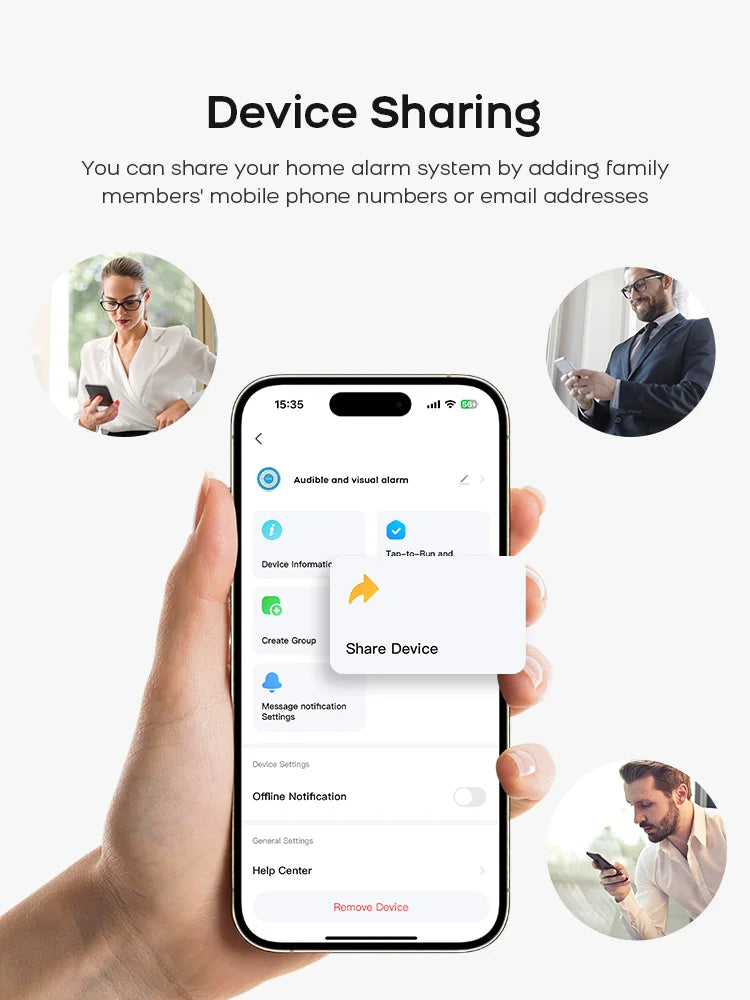 4G Alarm System Security Home WIFI Alarme Residencial Wireless Home Alarm For Tuya Smart Life With Door Sensor Work With Alexa