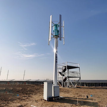 80KW Vertical Wind Turbine Windmill Generator Free Energy 220V 80KW 50KW 230V Household Farm Controller Off/On Grid Inverter