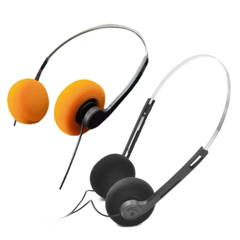 1pc Retro Nostalgic Headsets  Vintage Wired Headphones Classic Comfortable Earmuffs HiFi Noise Isolating Gaming Music Headsets