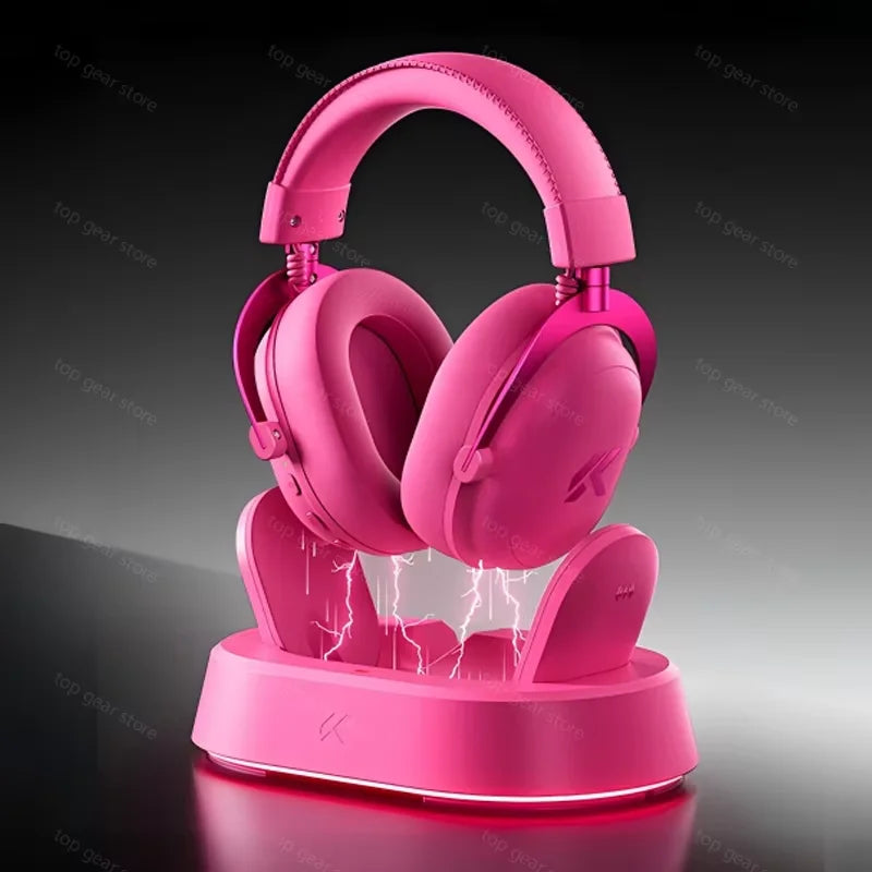 MCHOSE V9 Turbo Gaming Headset Support BT 2.4G Low Latency Wireless E-Sport Top Speed Connection with 2000mAh Magnetic Charging