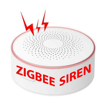 SMARSECUR Home Zigbee Tuya smart Security alarm  Smart Life Strobe  Wireless Loud Siren
