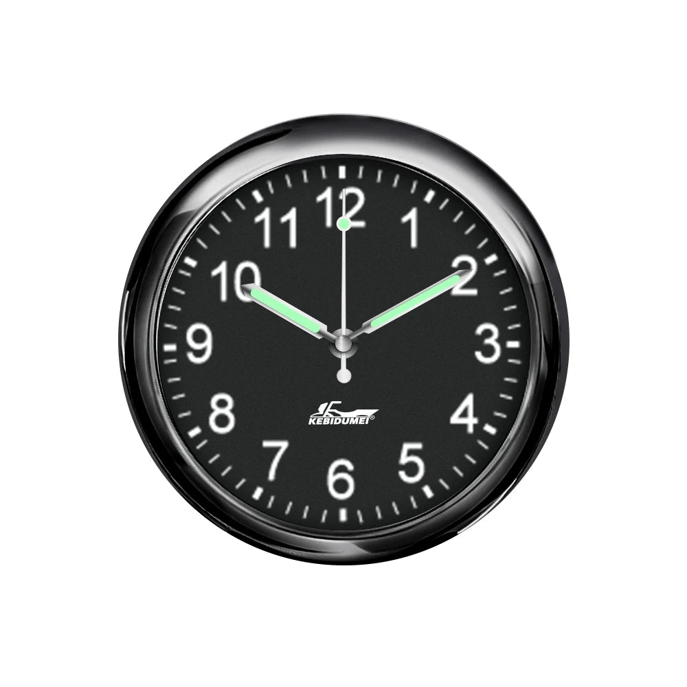Car Clock Luminous Automobiles Internal Stick-On Mini Digital Watch Mechanics Quartz Clocks Auto Ornament Car Accessories