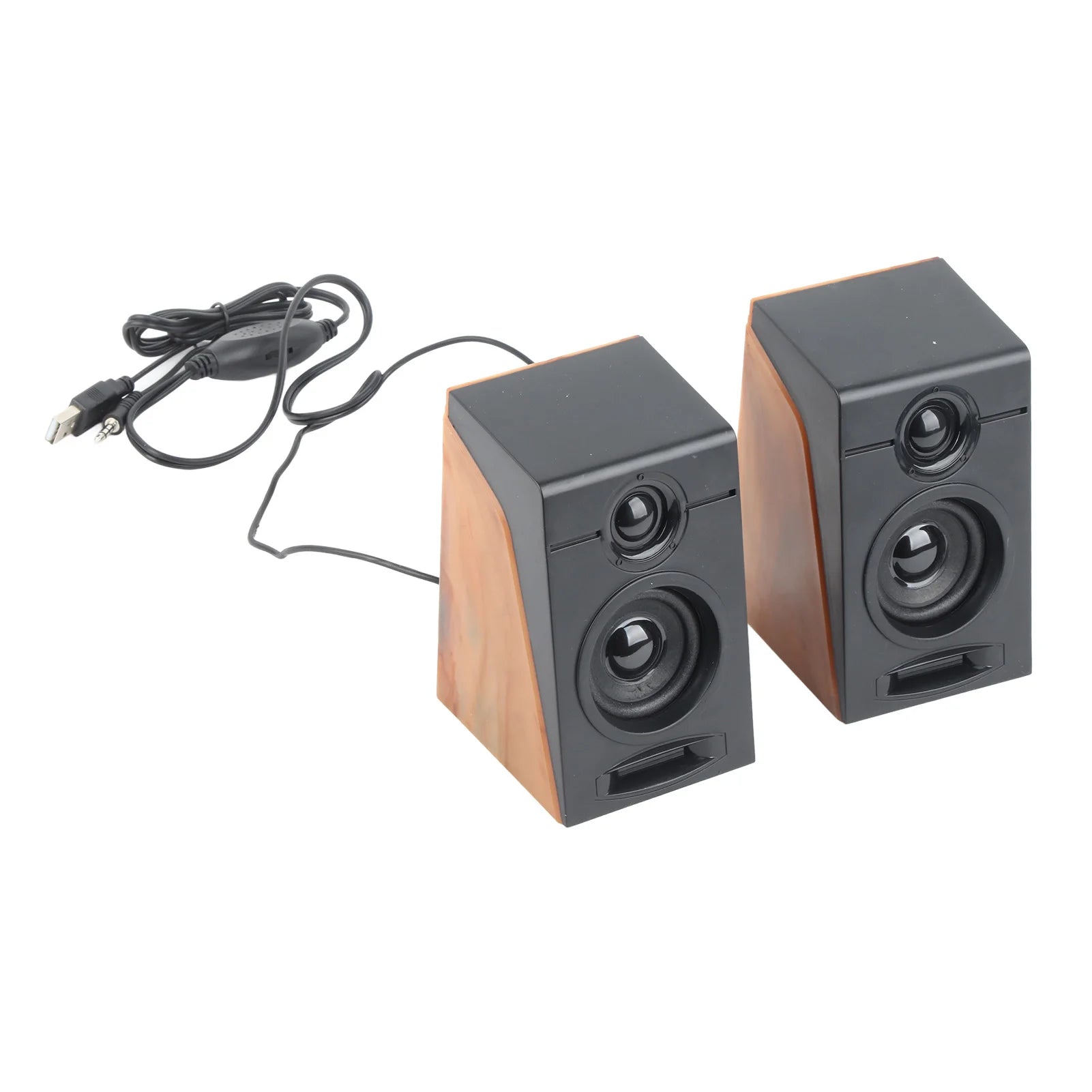 PC Speakers HiFi Deep Bass Adjustable Volume Plug and Play Desktop Speakers for TVs Computers Laptops Phones new