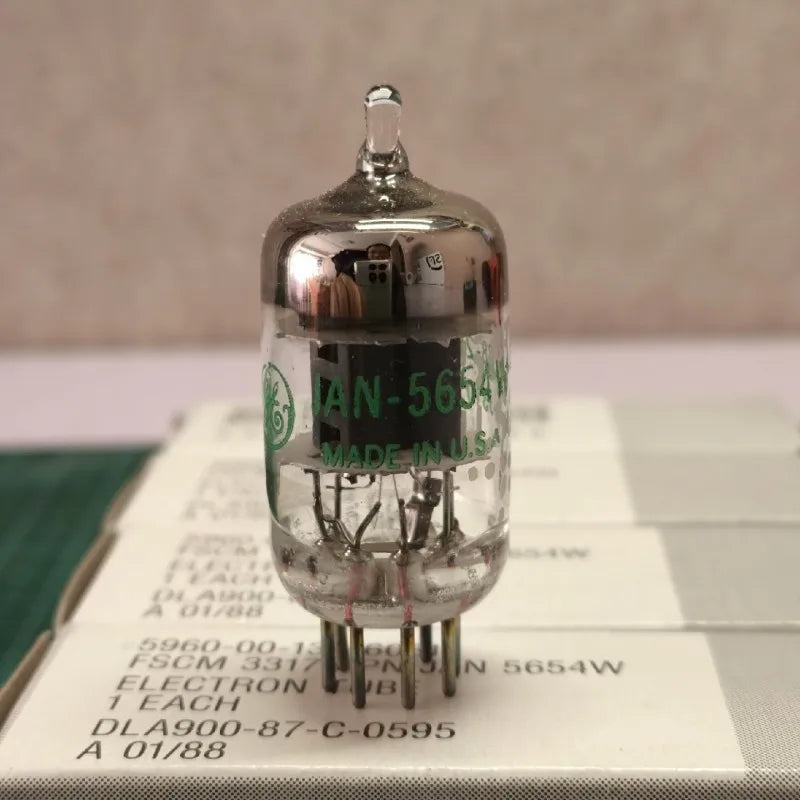 2PCS GE 5654W GE5654 Vacuum Tube Valve Vacuum Electronic Tube Upgrade For 6J1 6m1 6AK5 6J1P EF95 Audio Amplifiers