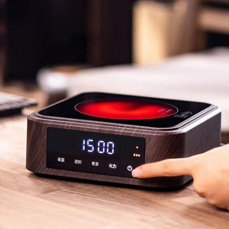 1500W Electric Ceramic Stove Smart Heater Stove Tea Stove Electric Hot Plate Heating Furnace Mini Tea Maker Water Boiler 220V