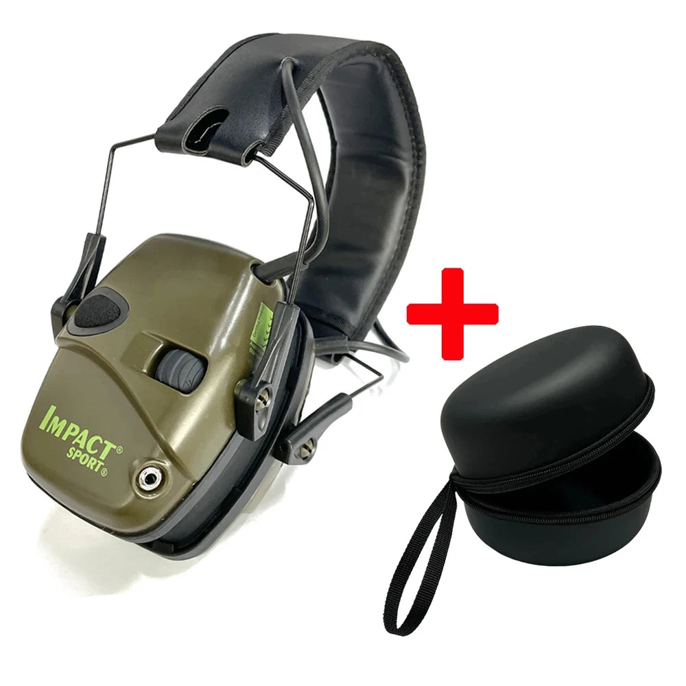 Electronic Shooting Headset Headphones for Hearing Protection Ear Protect Noise Reduction Active Hunting Tactical Earmuff