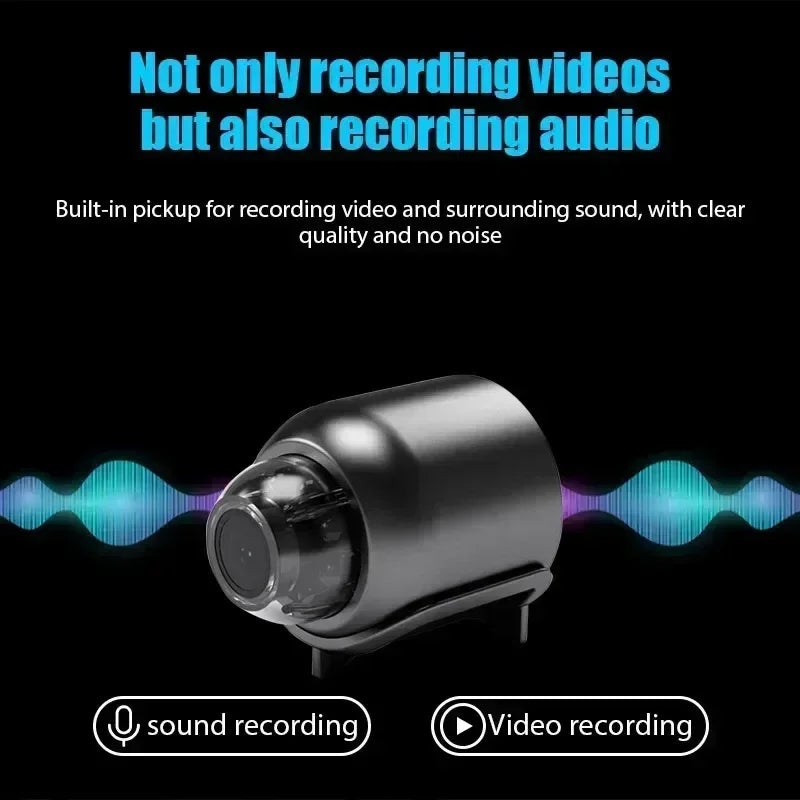 1080P HD Mini X5 Smart Camera Wireless Surveillance Security Video Cam Night Vision Motion Detect Camcorder Cam Smart Home New