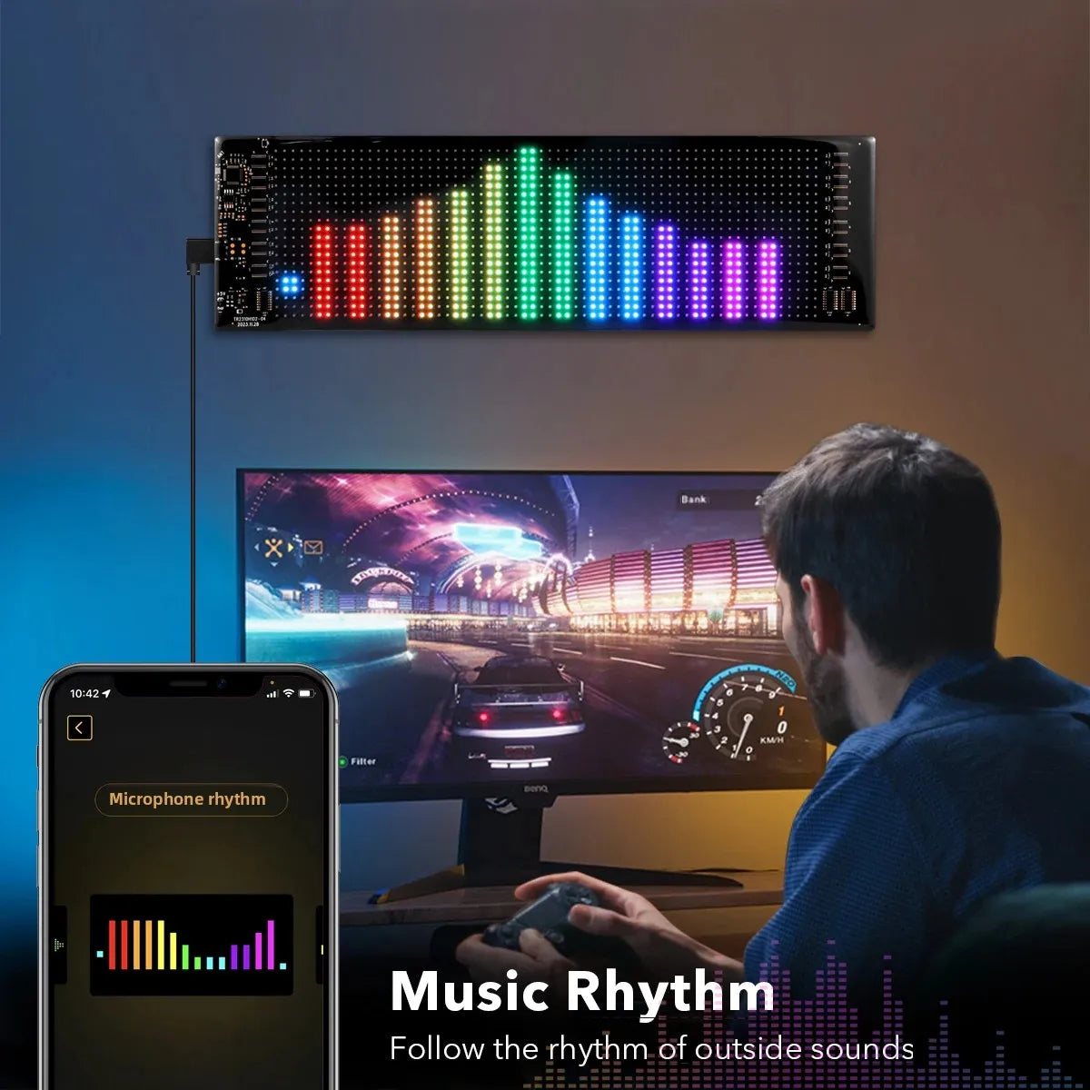 NEW Style Smart Matrix Pixel LED Display Panel Flexible Advertising Sign Screen With Bluetooth APP Control Customize Animation