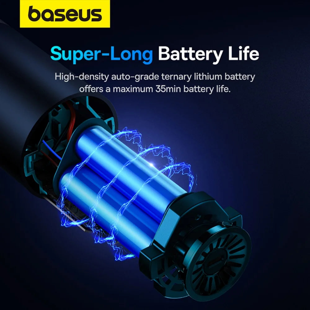 Baseus A5 16000Pa Wireless Car Vacuum Cleaner Powerful Portable Handheld Automotive Vacuum Cleaner for Car Inner Cleaning Home