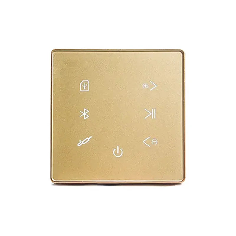 Low Price 86 Touch Screen Home Theater Systems Background Music Controller IPS USB,SD Card Bluetooth Wall Amplifier