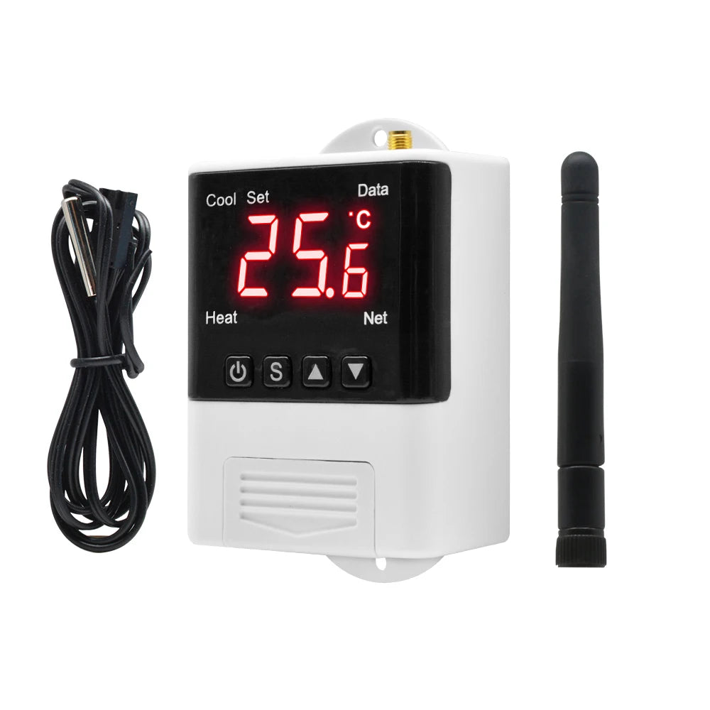 AC110V-220V DTC1201 Wifi Thermostat Humidistat Digital Temperature Humidity Controller Regulator  NTC Thermoregulator