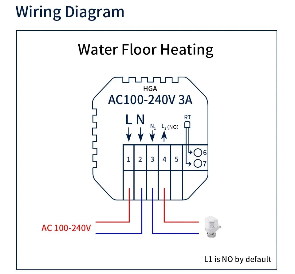 Smart Thermostat Tuya WiFi Floor Heating Electric/Water Gas Boiler Temperature Controller Smart Life Works With Alexa Alice