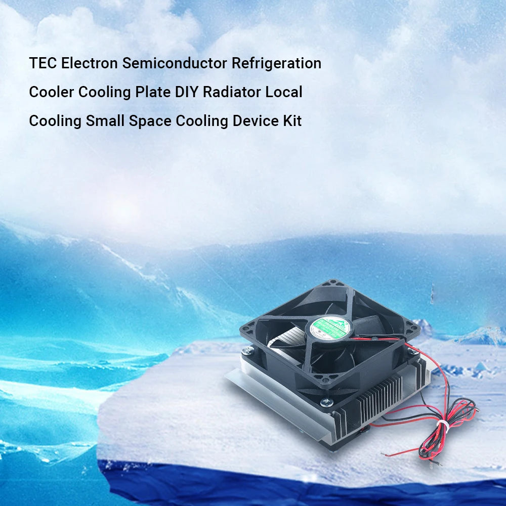 TEC Electron Semiconductor Refrigeration Cooler Cooling Plate DIY Radiator Local Cooling Small Space Cooling Device Kit