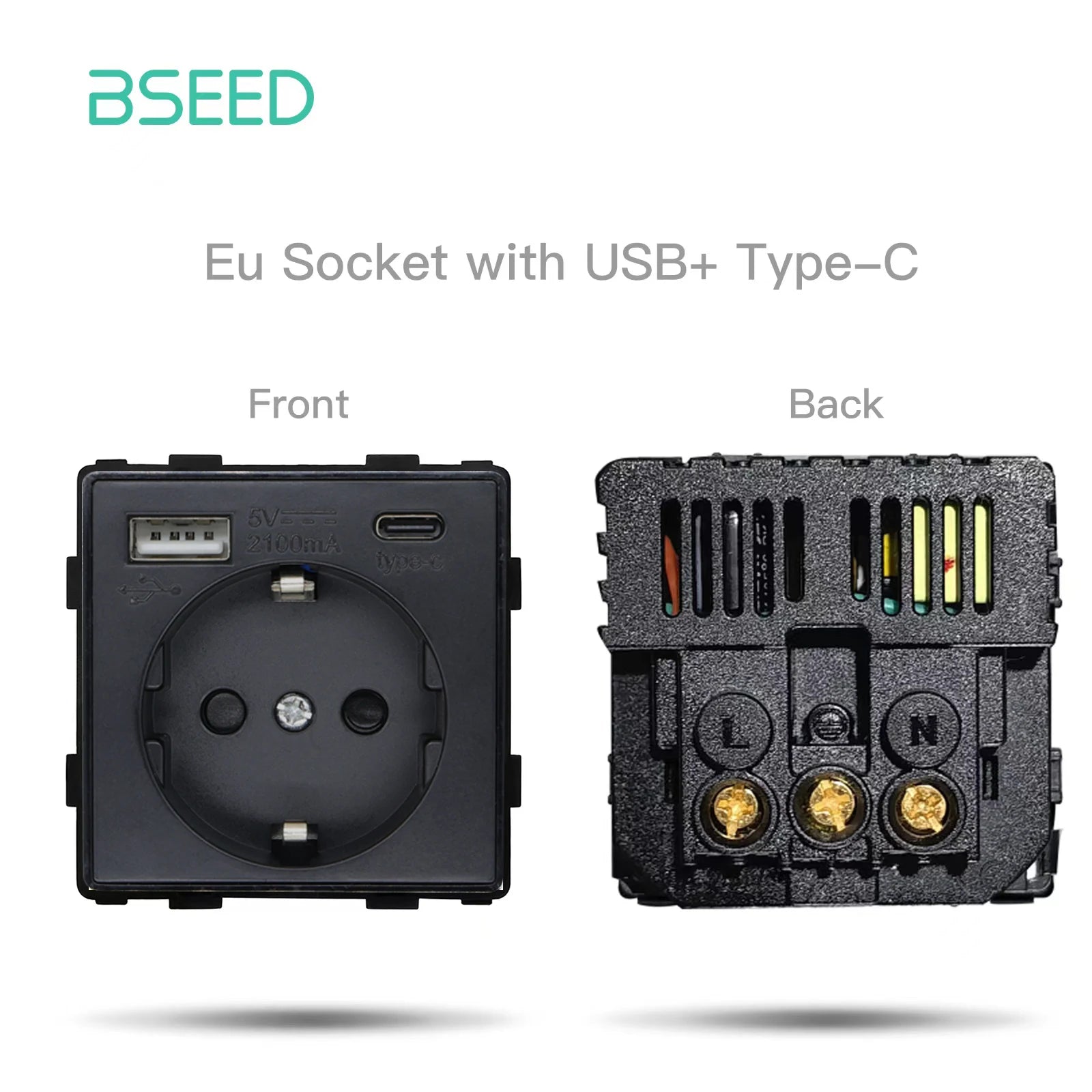 BSEED Wifi Roller Shutter Curtian Dimmer Touch Switches Glass Panel EU Socket Tuya Smart Plug Spare Parts DIY Free Combination