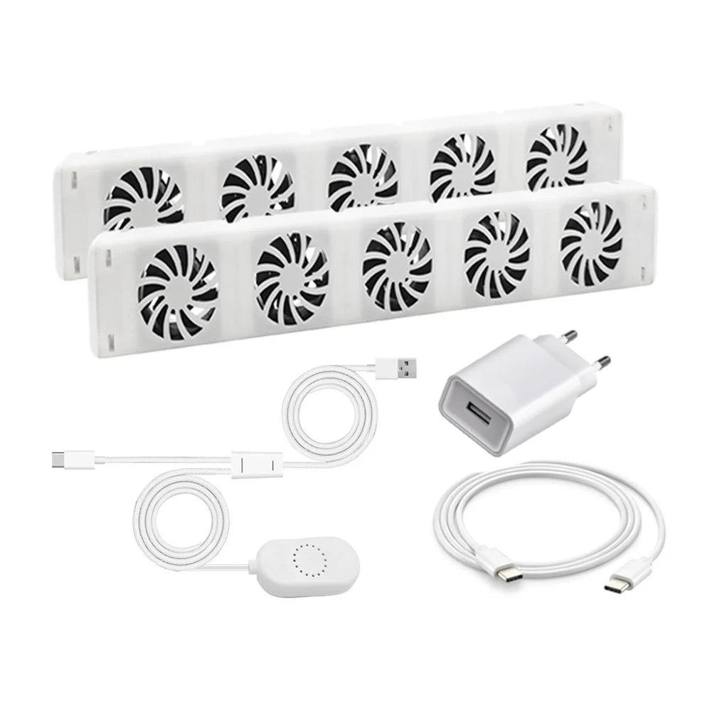 Energy-efficient Fan Heater Radiator Fan For Home Heating Automatic Thermostat Easy Installation Flame Retardant