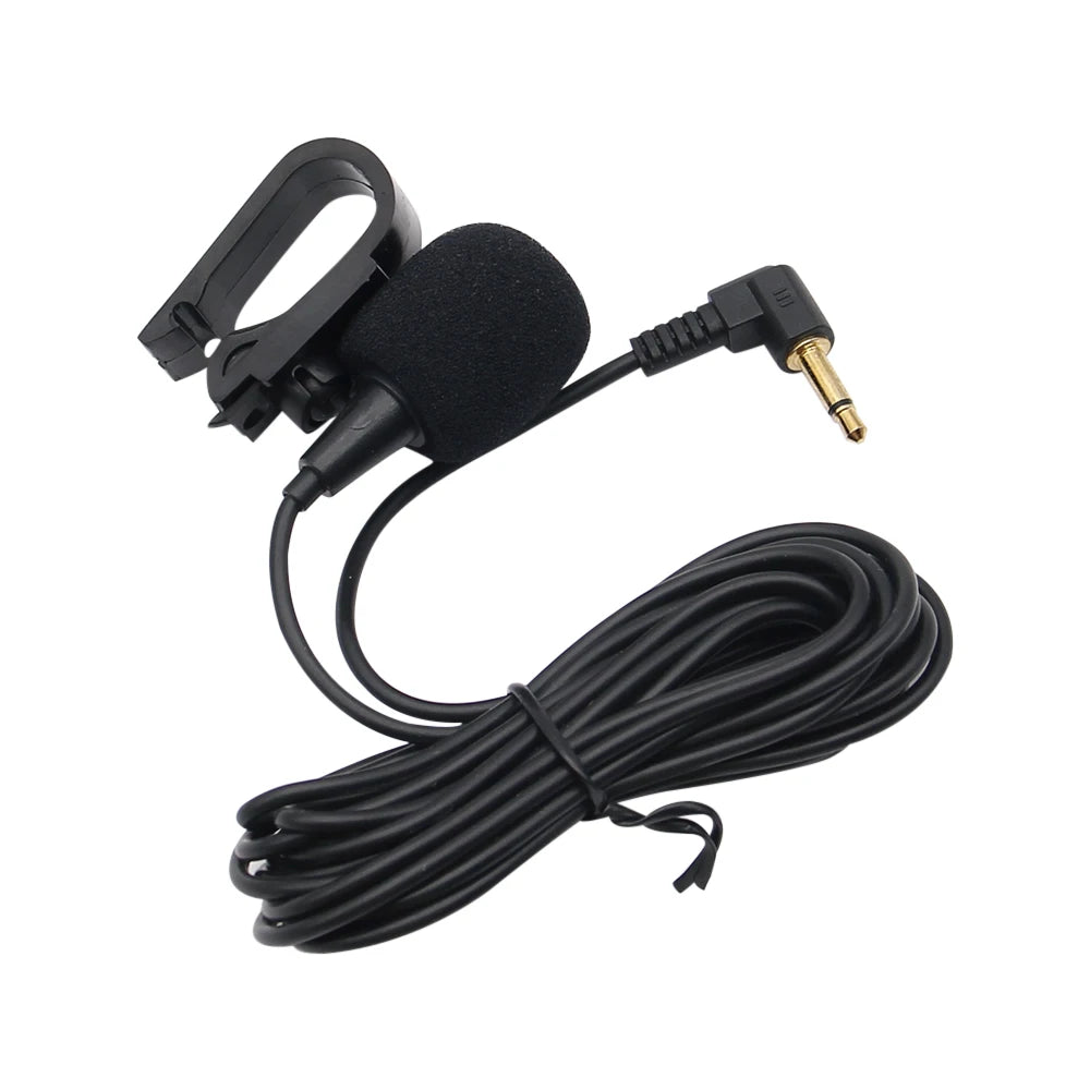 New Mini Car Audio Microphone 3.5mm Clip Jack Plug Mic Stereo Professionals Wired External Microphone For Auto DVD Radio 3m