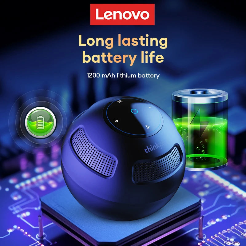 Lenovo TS5 Speakers Wireless Bluetooth 5.3 Outdoor Loudspeaker Loudspeaker Portable Subwoofer Surround Sound Player Home Theater