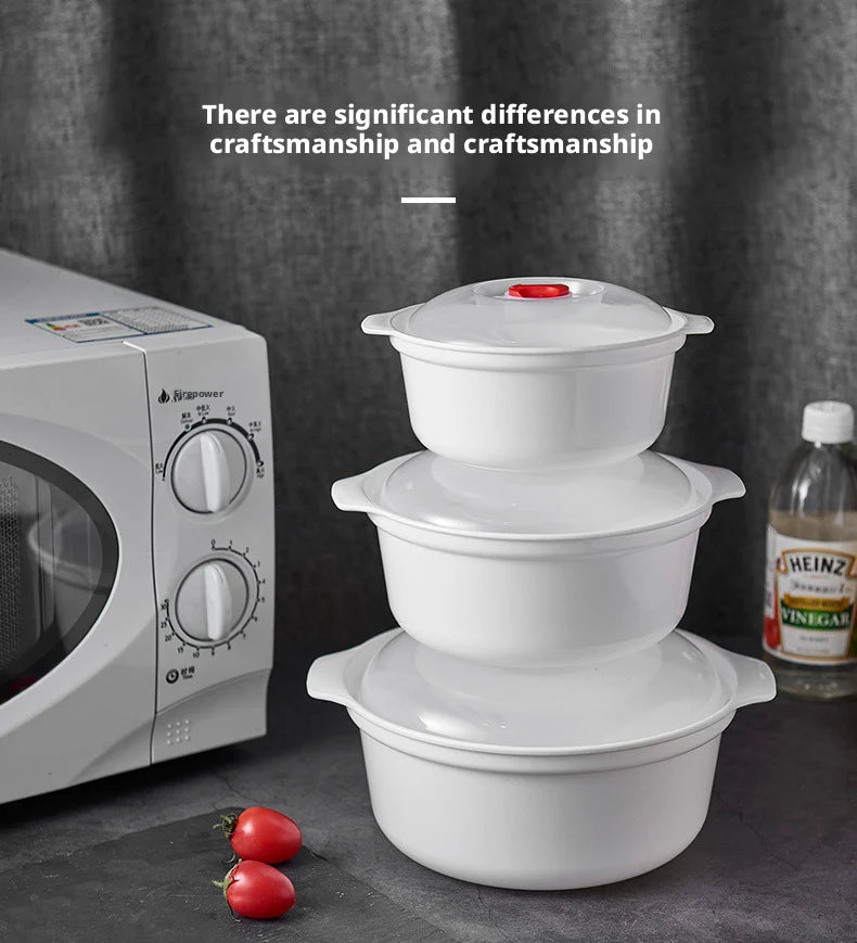 Microwave Oven Special Box Heated Soup Pot Rice Steamed Hot Steamed Buns Buns With Lid Eco-friendly Food Grade Kitchen Tool