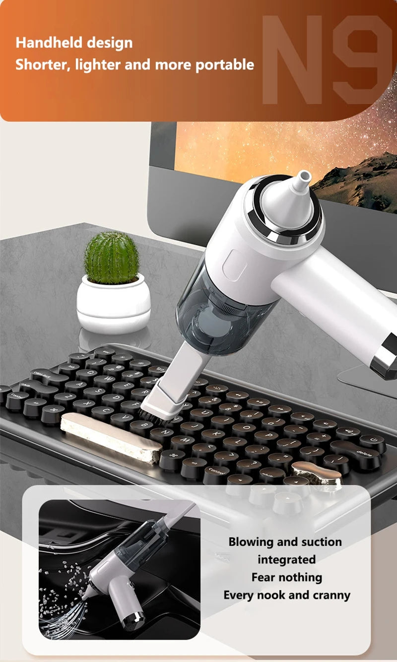 2900000PA Wireless Vacuum Cleaner Convenient Blowing And Suction Integrated Handheld Car Mounted Household Dust Collector 2026