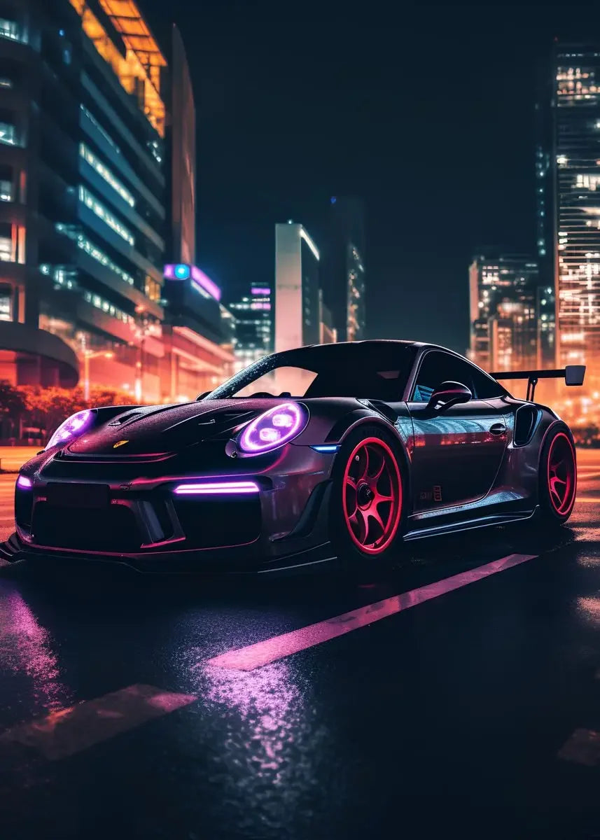 Car Wall Art Picture GTR Vehicle Modern Canvas Painting Poster and Prints for Living Room Bedroom