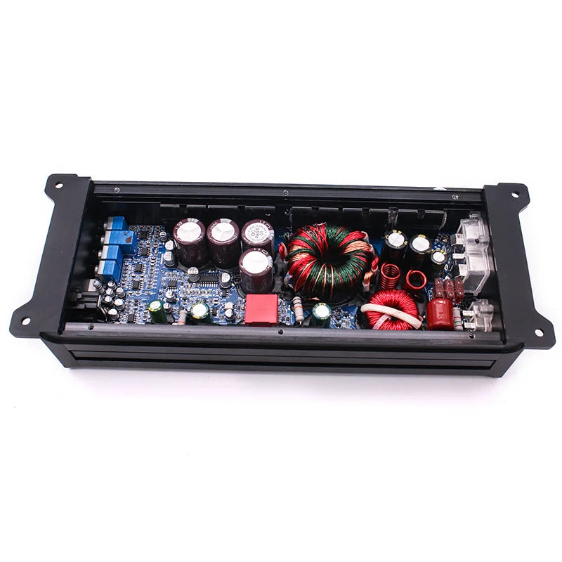 Single-Channel Digital Class-D Car Amplifier DC 12V 1000W High Power Car Power Amplifier Audio Stereo Car Audio Modification