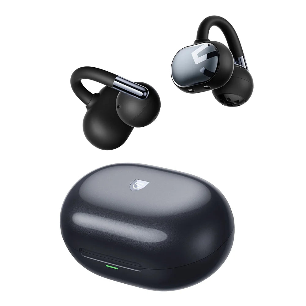 SoundPEATS Clip1 Open Ear Wireless Headsets Bluetooth 5.4 with Hi-Res LDAC & Dolby Audio, Comfort Clip On Sports Earphones IPX5