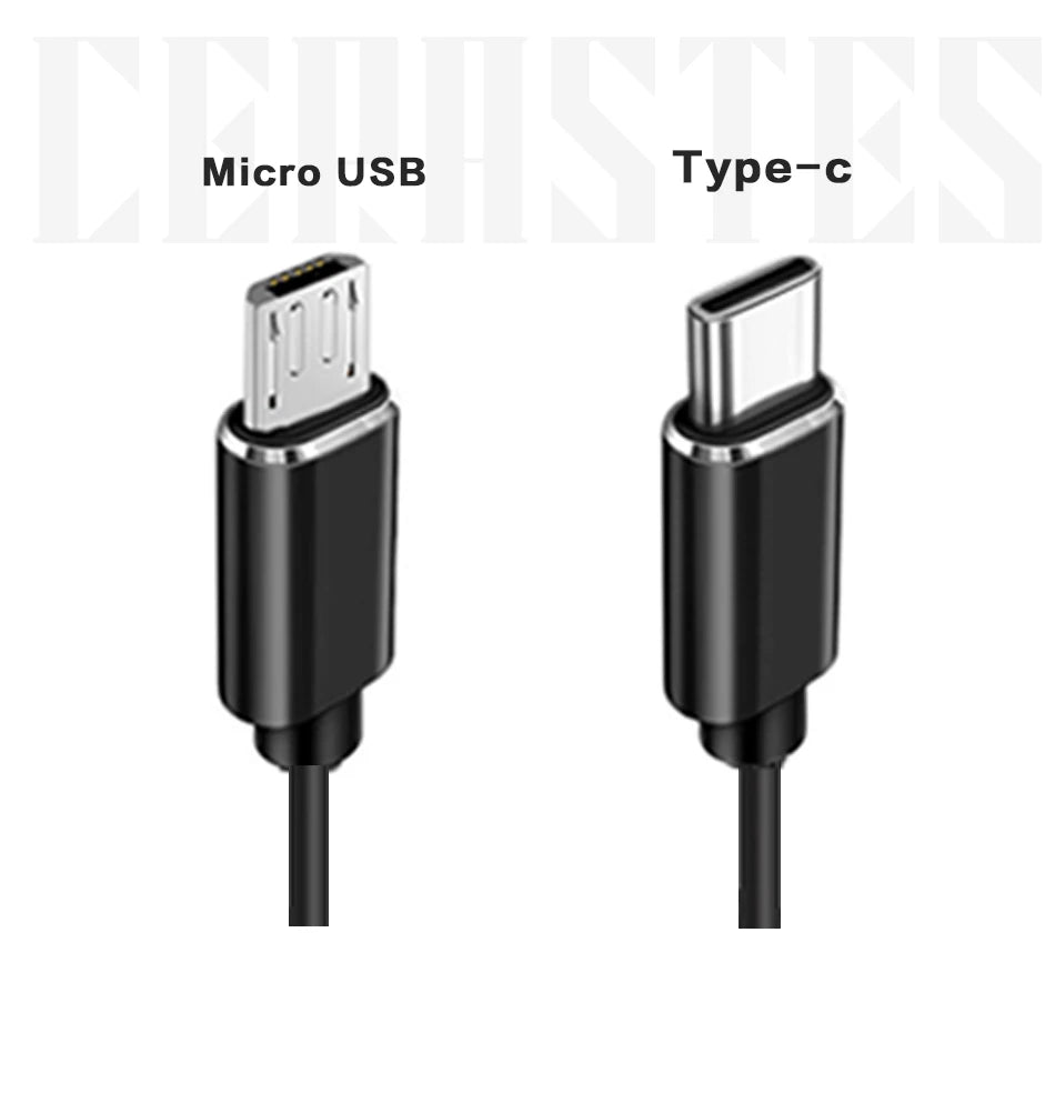 High-fidelity external wired microphone for cameras mobile phones computers Lighting Type-C Micro USB interface Microphone HD