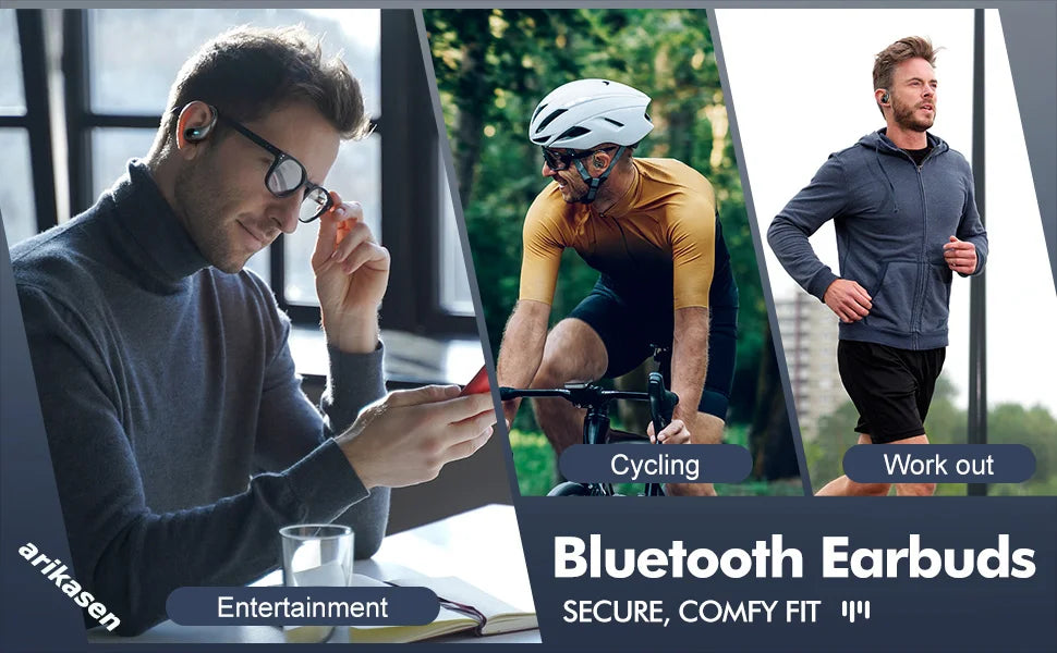 Bluetooth 5.3 Wireless Over-Ear Headphones – HiFi Stereo Sound