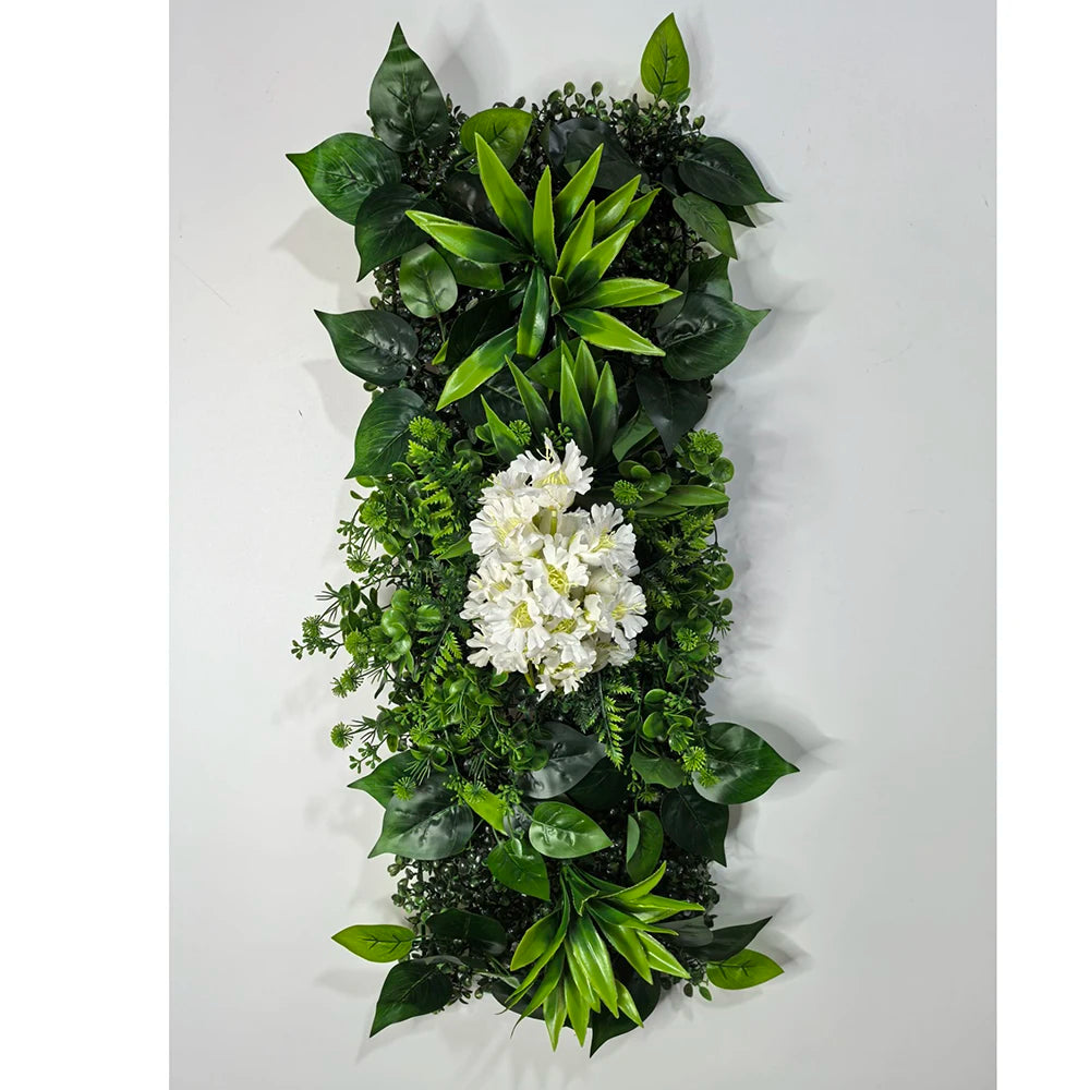 25*75CM Artificial Lawn  Plant Green Imitation Grass Plant Wall Panel Home Decoration Shingle Nail