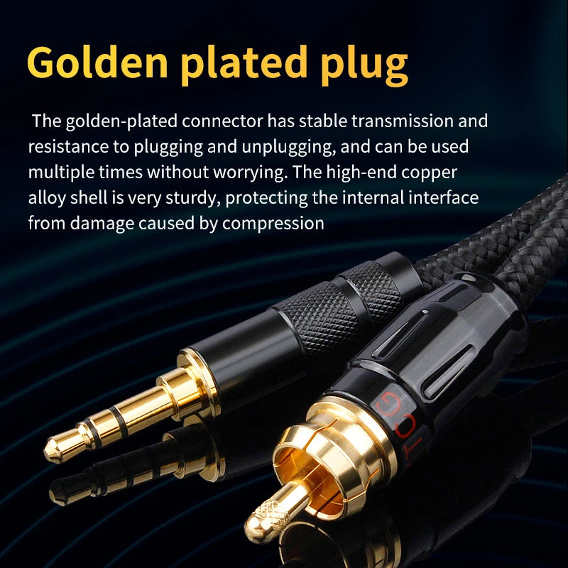 HIFI 3.5mm To RCA SPDIF Coaxial Digital Audio Cable SPDIF Coaxial Cable HiFi Home Theater For Computers Amplifier Decoder XiaoMi