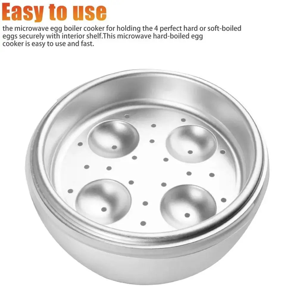 1/4 eggs Microwave Egg Steamer Boiler Cooker Easy Quick 5 Minutes Hard Or Soft Boiled Egg Boiler Kitchen Cooking Tools