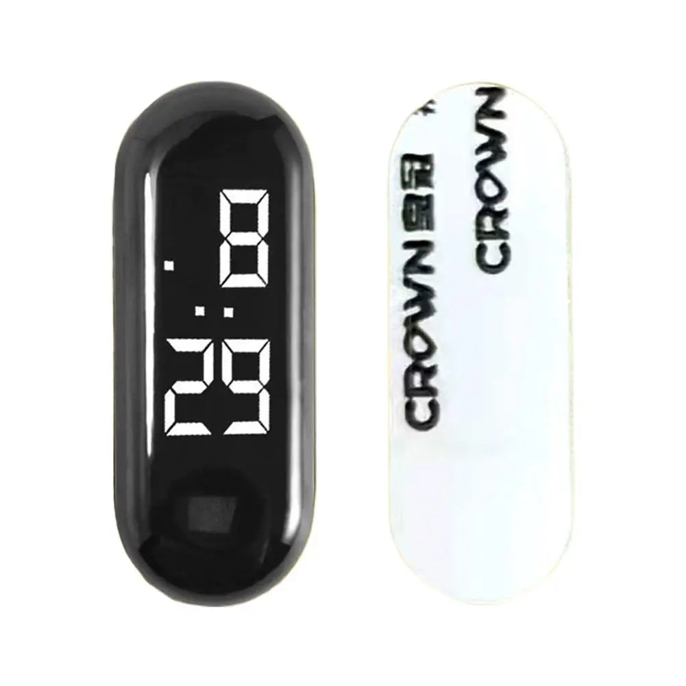 Luminous Motorcycle Car Clock Auto Internal Stick-On Mini Waterproof Watch Mechanics Quartz Clocks Auto Ornament Car Accessories