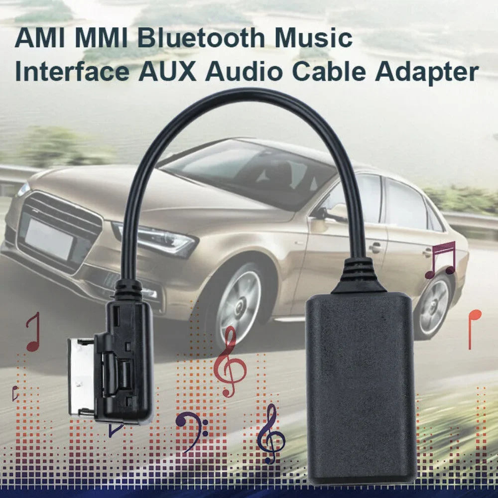 1/2PCS Bluetooth Audio Cable For Audi AMI Multimedia Q5 A5 A7 R7 S5Q7 A6LA8LA4LAMI Audio Cable Adapter Automotive Accessories
