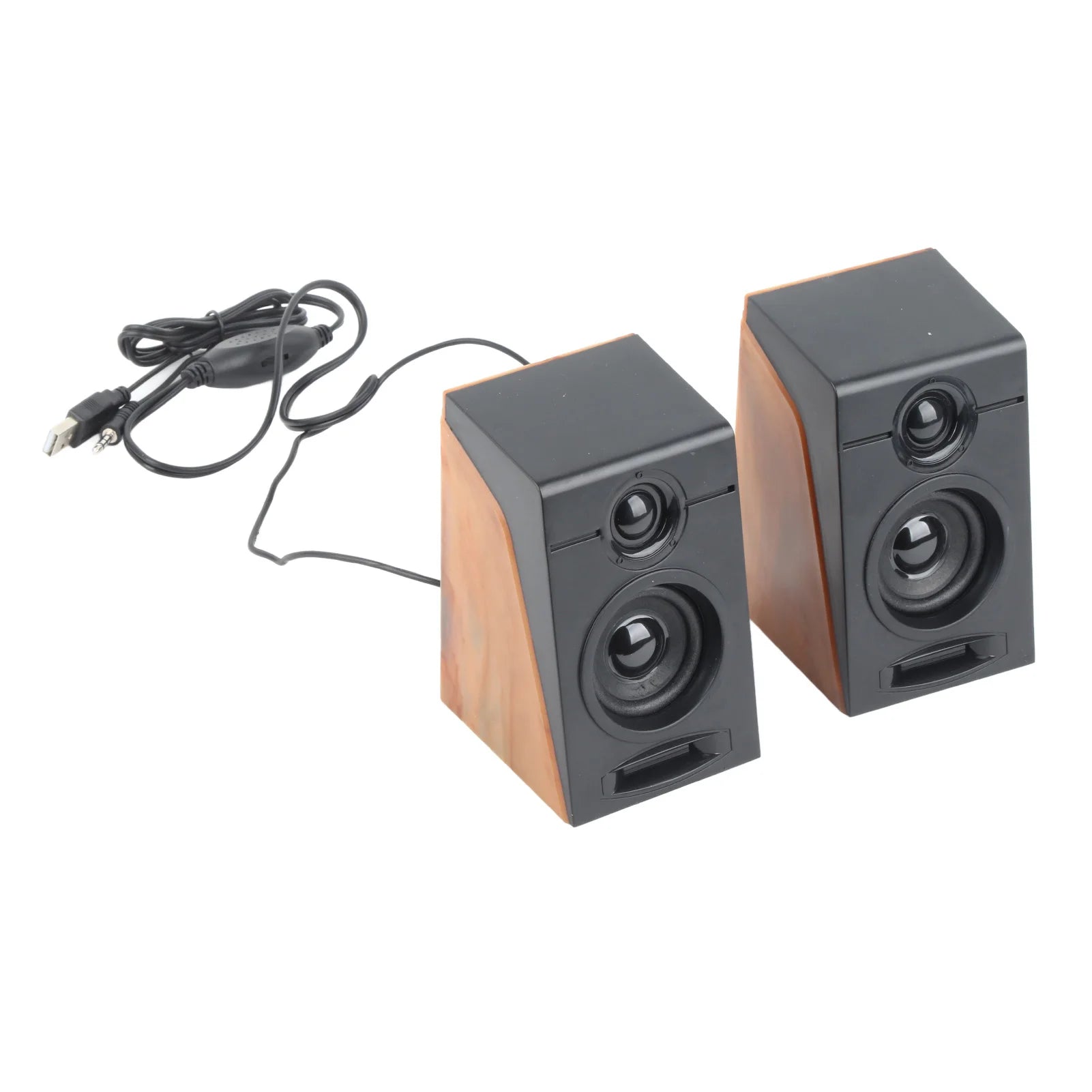 PC Speakers HiFi Deep Bass Adjustable Volume Plug and Play Desktop Speakers for TVs Computers Laptops Phones new