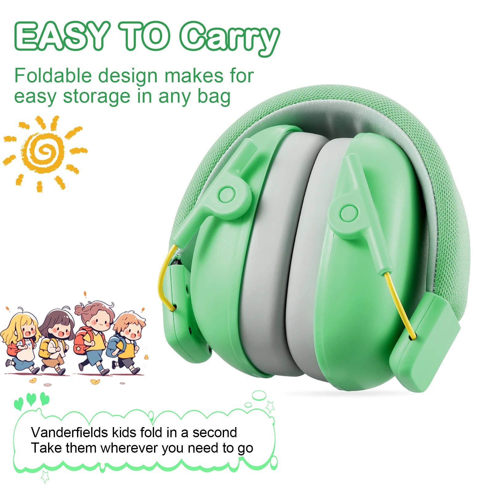 YHKEMA Kids Noise Cancelling Headphones