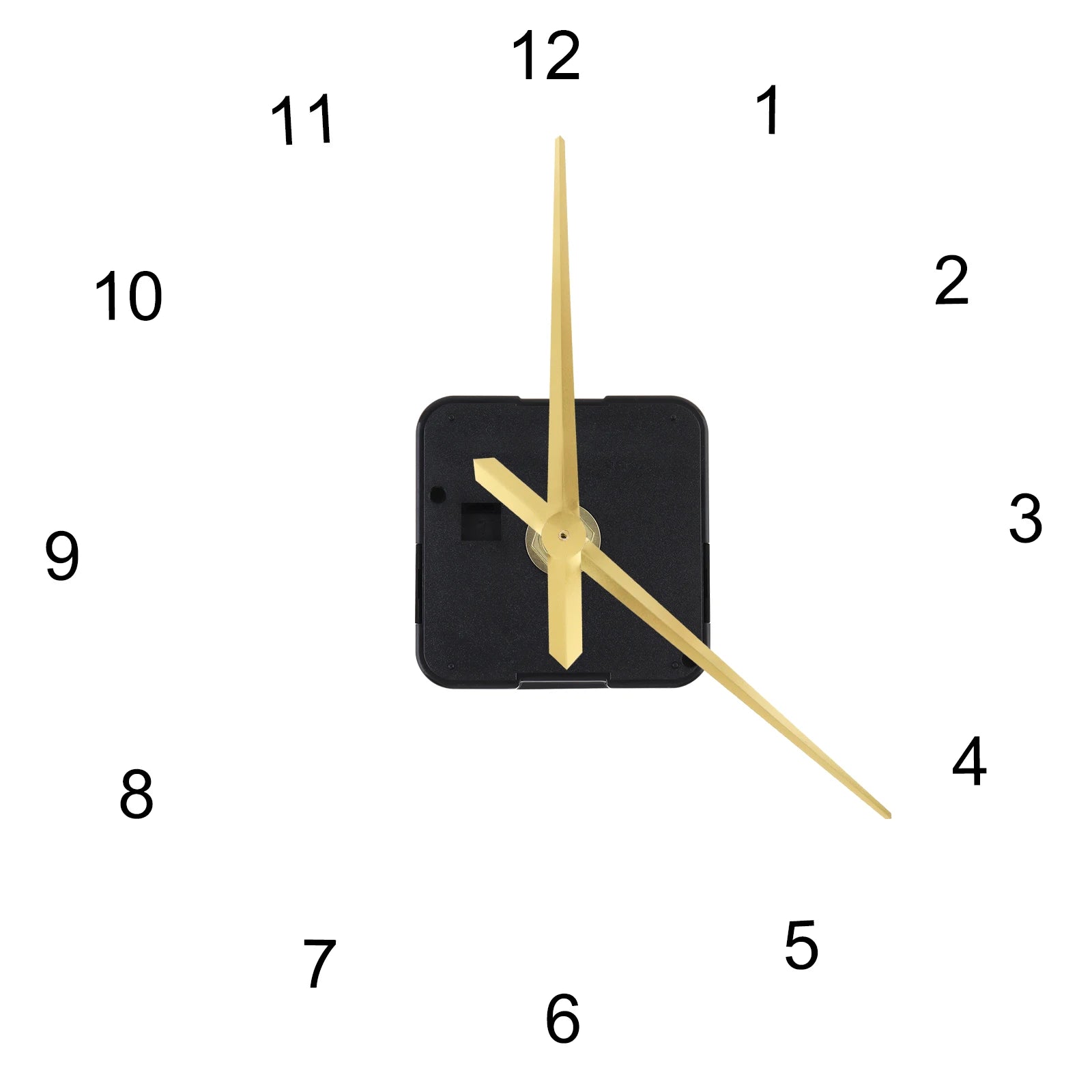 Quartz Battery Operated Silent Wall Clock Movement Mechanisms for DIY / Repair, Clock Parts Replacement